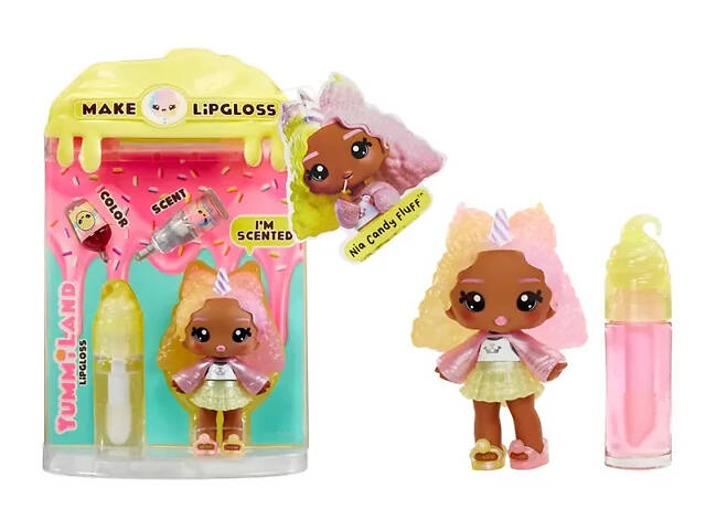 Игровой набор Yummiland S2 Ния Кенди Флафф с блеском для губ 525462 - Фото 1