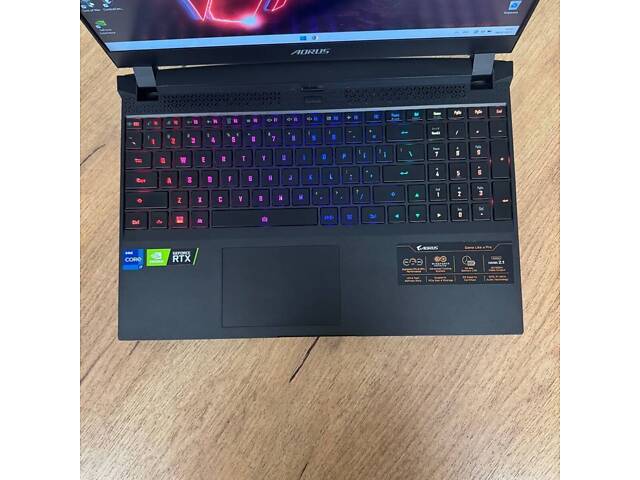 Игровой ноутбук Б-класс Gigabyte Aorus 15P XD / 15.6' (1920x1080) IPS / Intel Core i7-11800H (8 (16) ядер по 2.3 - 4.6 G - Фото 7