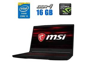 Игровой ноутбук MSI GF63 Thin 10UC-440US / 15.6' (1920x1080) IPS / Intel Core i5-10500H (6 (12) ядра по 2.5 - 4.5 GHz) /