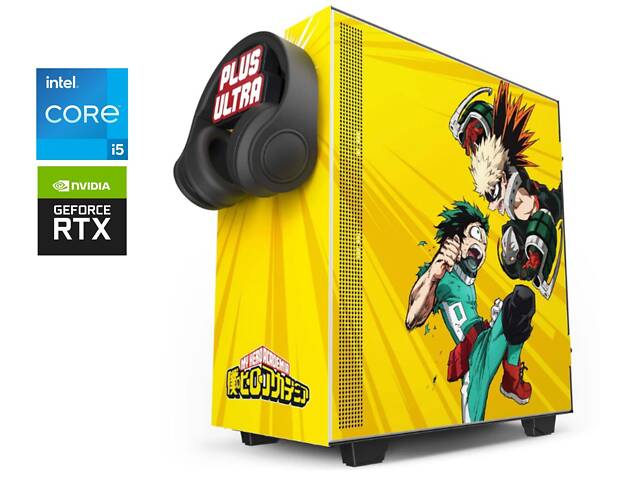 Ігровий ПК NZXT H510i CRFT My Hero Academia Tower/ i5-12600K/ 32GB RAM/ 1000GB SSD/ GeForce RTX 4070 12GB