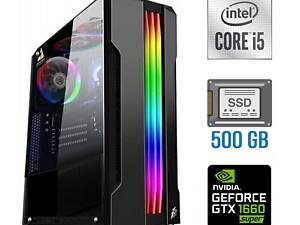 Ігровий ПК Tower/ i5-10400F/ 16GB RAM/ 500GB SSD/ GeForce GTX 1660 Super 6GB