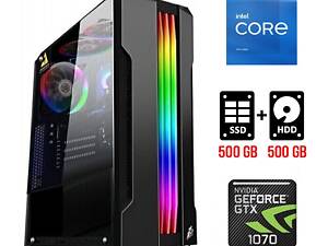 Игровой ПК Tower/ i5-11400F/ 16GB RAM/ 500GB SSD/ GeForce GTX 1070 8GB