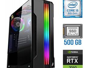 Игровой ПК Tower/ i5-8500/ 16GB RAM/ 500GB SSD/ GeForce RTX 3060 12GB