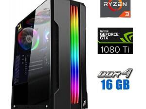 Игровой ПК Tower/ Ryzen 3 4100/ 16GB RAM/ 480GB SSD/ GeForce GTX 1080 Ti 11GB