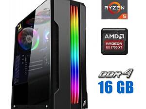 Игровой ПК Tower/ Ryzen 5 3600/ 16GB RAM/ 1000GB SSD/ Radeon RX 5700 XT 8GB