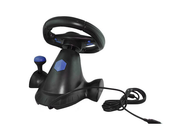 Ігровий кермо PXN Vibration Steering з педалями та коробкою передач для PC/PS3/PS2 3в1+VR Box 2.0 - Фото 5