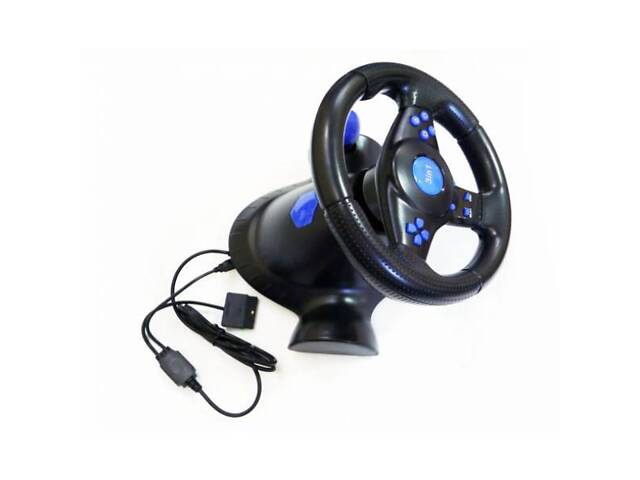 Ігровий кермо PXN Vibration Steering з педалями та коробкою передач для PC/PS3/PS2 3в1+VR Box 2.0 - Фото 15