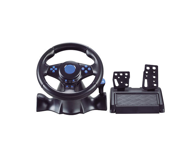 Ігровий кермо PXN Vibration Steering з педалями та коробкою передач для PC/PS3/PS2 3в1+VR Box 2.0 - Фото 16