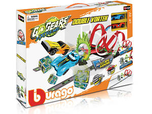 Игровой трек Две дорожки с аксессуарами Bburago KD101718
