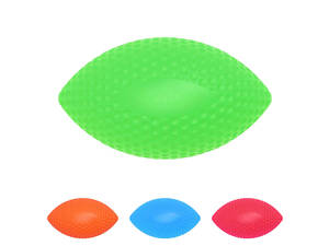 Игровой мяч для апортировки PitchDog, диаметр 9 см салатовый.