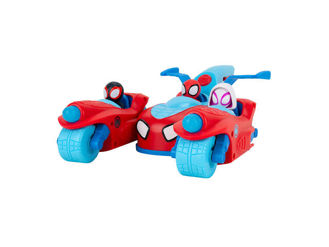 Ігровий набір 3 в 1 Spidey Deluxe Feature Vehicle Спліт команда Спайді (Spidey Team Split Racer) (SNF0271) - Фото 3