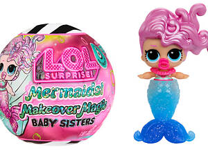 Ігровий набір з лялькою 598787 МИЛІ РУСАЛОНЬКИ-СЕСТРИЧКИ серія 'Mermaids! Makeover Magic' L.O.L. SURPRISE!