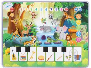 Игрушечный обучающий планшет с пианино SMART KIDS Зоопарк M 3812 25 см Х 19 см Х 2,5 см Разноцветный