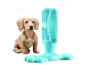 Іграшка для чищення зубів для собак 11504 12.6х9х4 см бірюзова