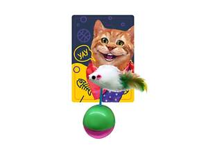 Игрушка для кота (кошки, котёнок) мышка - неваляйка FG230613002N