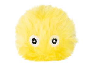 Игрушка дразнилка для кота кошки котенка FG230609007-2L пушистый мячик со звуком (видео в описании)