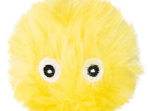 Игрушка дразнилка для кота кошки котенка FG230609007-2L пушистый мячик со звуком (видео в описании)