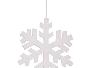 Игрушка на елку Novogod'ko Снежинка 974203 50 см белая