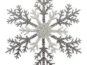 Игрушка на елку Novogod'ko Снежинка 974867 21 см