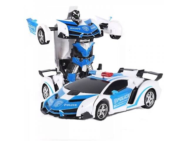 Игрушка трансформер Оптимус Прайм полицейская SV Toys На Радиоуправлении Со Световым И Звуковым Эффектом (522)