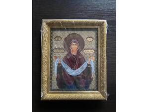 Ікона вишита бісером Покрова ручної роботи hand made