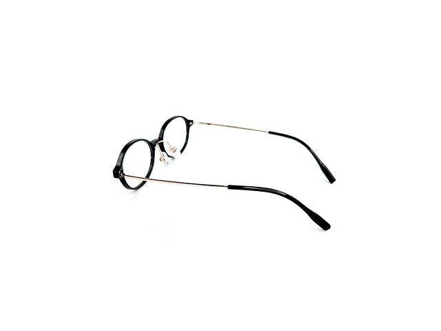 Имиджевые очки LuckyLOOK Эллипсы женские Черно-золотистый 713-178 - Фото 3