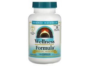 Иммунная защитная формула, Wellness Formula, Source Naturals, 120 капсул