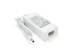 Імпульсний адаптер живлення 12 В 7,5 А (90 Вт) штекер 5.5/2.5 довжина 1 м, Q50, White, без кабелю живлення