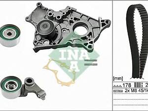 INA 530 0422 30. Комплект ременя грм з помпою води