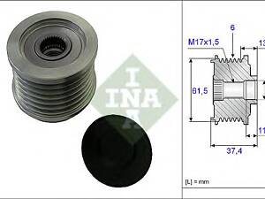 INA 535 0023 10. Шкив генератора