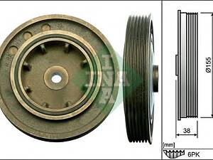 INA 544010110. Шкив коленчатого вала