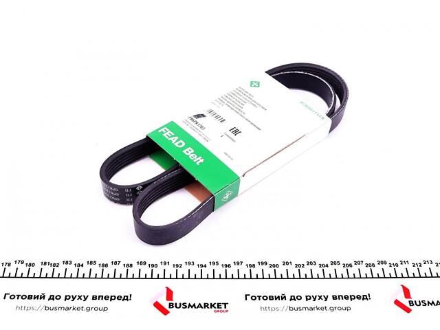 INA FB 6PK1203 Ремень генератора Renault Scenic 1.6 16V/Bifuel 79/81kw 09-, K4M 866 - Фото 1