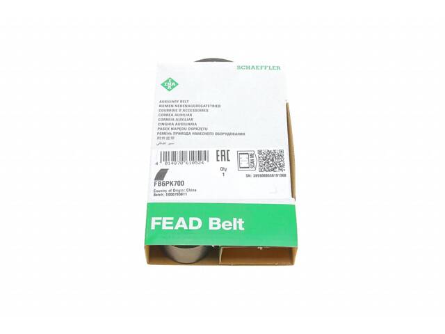 INA FB 6PK700 Ремень генератора Citroen Jumper/Fiat Ducato/Peugeot Boxer 2.0 94- (6PK700) - Фото 5