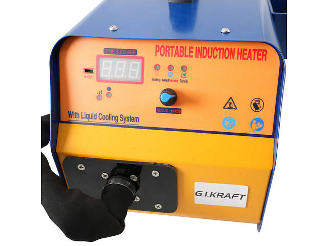 Индукционный нагреватель 3.5KW с жидкостным охлаждением 220V G.I.KRAFT WCIH-3.5KW - Фото 2