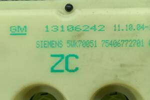 Информационный дисплей Opel Zafira A, 13106242, 5WK70051.