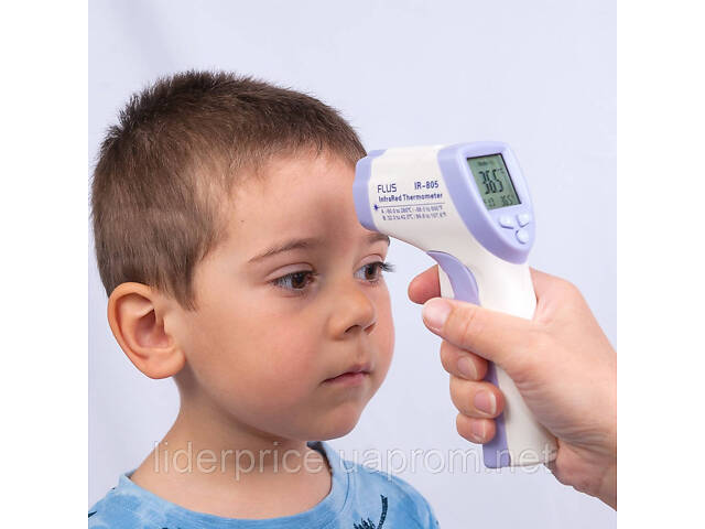 Инфракрасный медицинский термометр - пирометр FLUS IR-805 2 в 1 - Фото 1