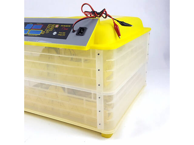 Инкубатор автоматический HHD YS-96 на 96 яиц 220/12 В с регулятором влажности (в пластиковом корпусе) - Фото 3