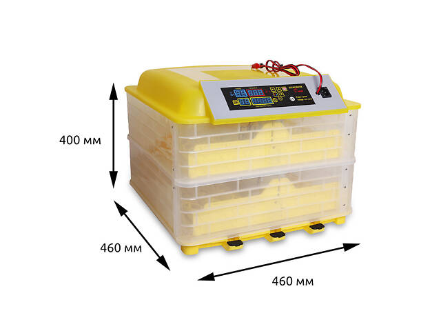Инкубатор автоматический HHD YS-96 на 96 яиц 220/12 В с регулятором влажности (в пластиковом корпусе) - Фото 5