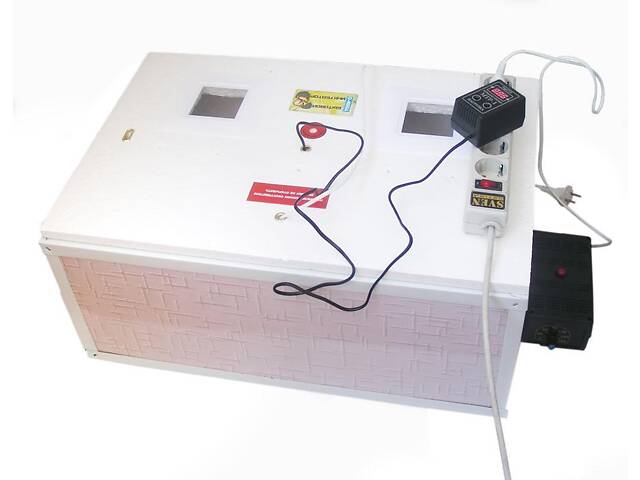 Інкубатор автоматичний «Курочка Ряба» ІБ-100 місткістю 100 яєць з подвійним пластиковим корпусом - Фото 3