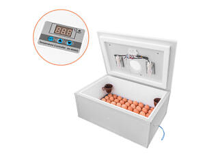 Инкубатор бытовой 'Наседка ИБМ-100' на 100 яиц (усиленный оцинкованный корпус) с цифровым терморегулятором