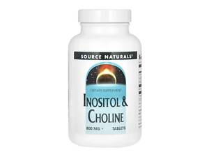 Инозитол и Холин Source Naturals Inositol & Choline 800 mg 50 tabs (1086-2023-10-4611)