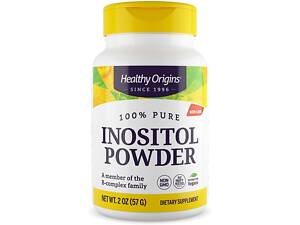 Инозитол, Inositol Powder, Healthy Origins, порошок, 57 г.