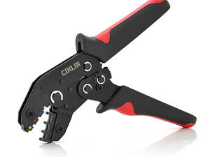Инструмент обжимной SN-02C для обжимки клемм, 0.25-2.5mm2, Black-red