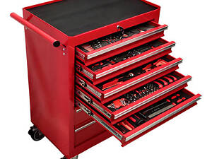 Инструментальная тележка с инструментом 7 секций, 228 ед. TORIN NTBR4007-X-2