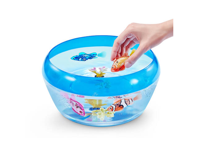 Интерактивная игрушка ROBO ALIVE S3 – РОБОРИБКА (голубая) - Фото 18