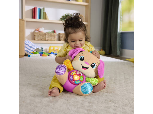Інтерактивна іграшка Fisher-Price Smart Stages Сестричка розумного цуценяти багатомовна JFD32 - Фото 1