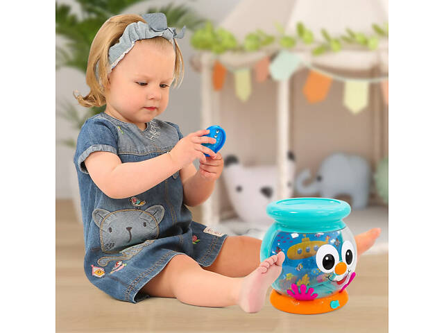 Інтерактивна навчальна іграшка Kiddi Smart Smart Акваріум українська та англійська мова 207659 - Фото 3