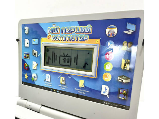 Интерактивный обучающий детский ноутбук Мой первый компьютер 'WToys' 88777, серый Color 3525 - Фото 2