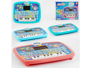 Інтерактивний планшет для дітей (11289) українська мова, LED екран, казка, пісні, мелодії, абетка, екзамен, піаніно