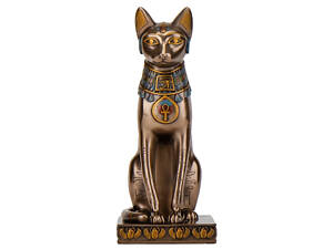 Интерьерная статуэтка Egyptian cat 30х16х13 см Veronese Разноцветный AL229450